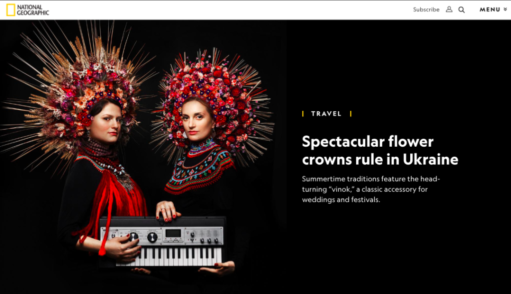 У National Geographic написали про українську дизайнерку