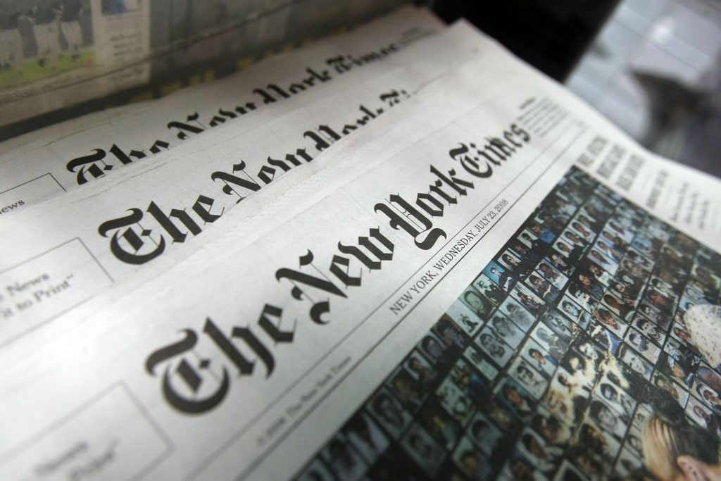 The New York Times вперше за 80 років вийшла без телепрограми