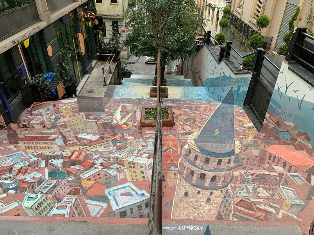 Український художник прикрасив вулицю Стамбула 3D-зображеннями