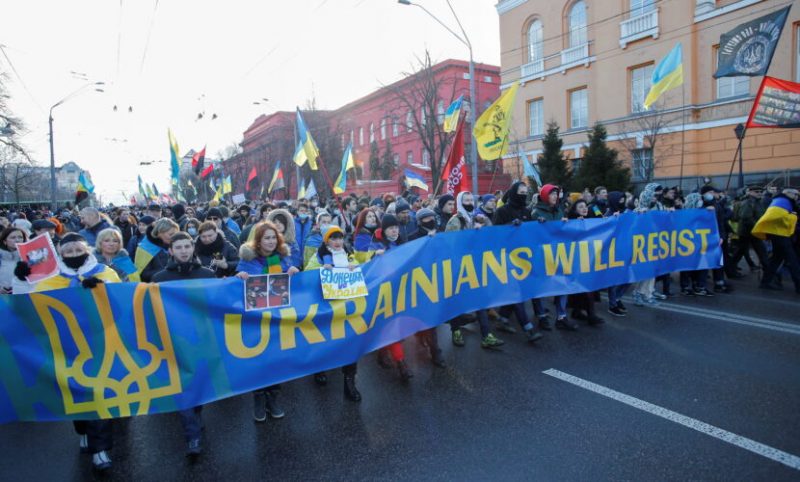 В Києві українці вийшли на марш Єдності