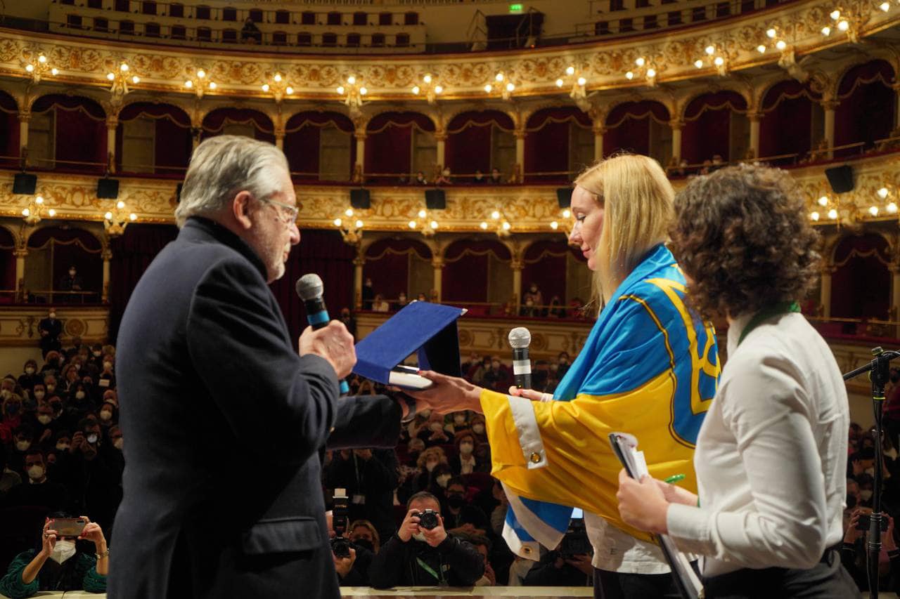 Українським кінематографістам вручили премію Федеріко Фелліні