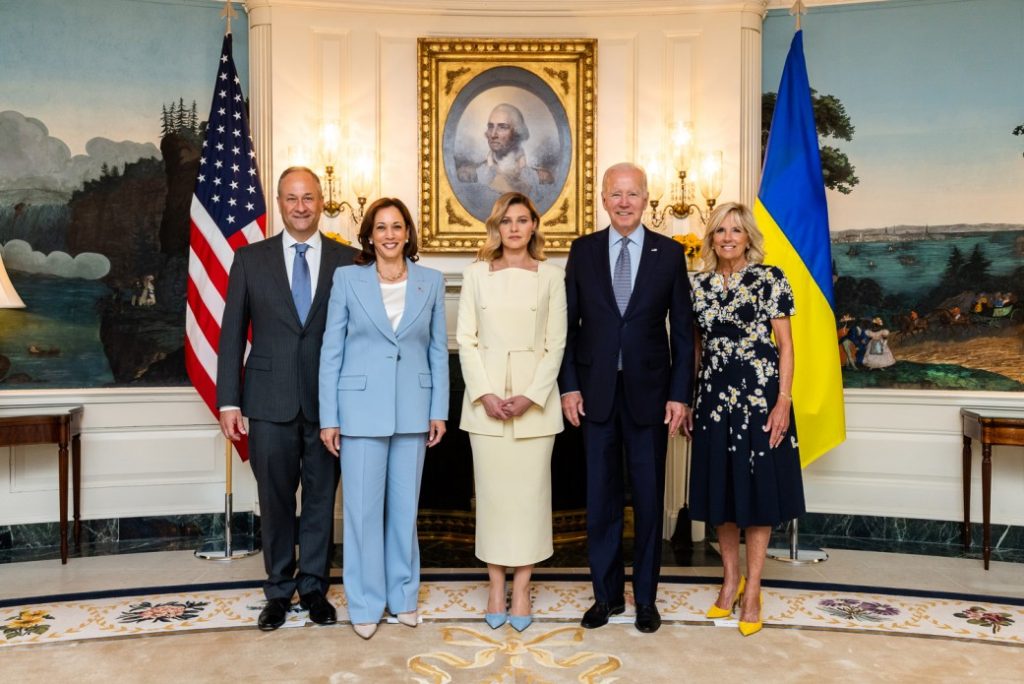 Під час візиту до США Зеленська зустрілася з Байденами та виступила перед Конгресом