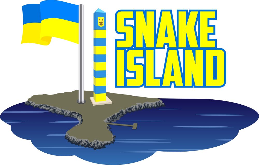 На всесвітньо відомому острові Зміїний знову піднято український прапор