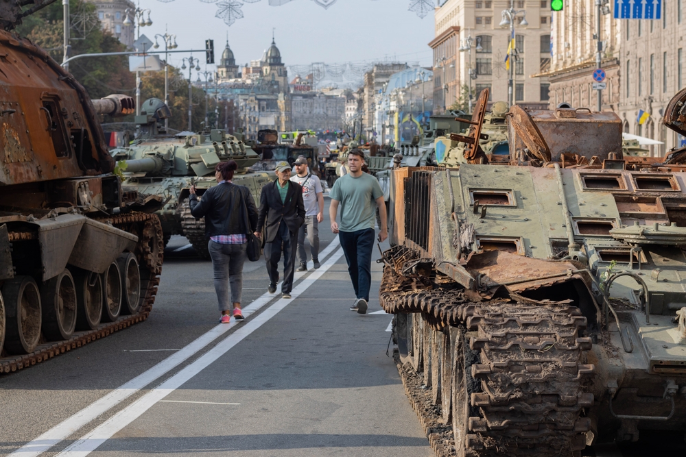 У Києві влаштували незвичайний парад до Дня Незалежності України