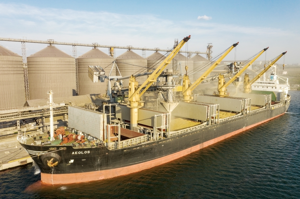 Grain from Ukraine: третє судно з українською пшеницею вийшло з порту Одеси