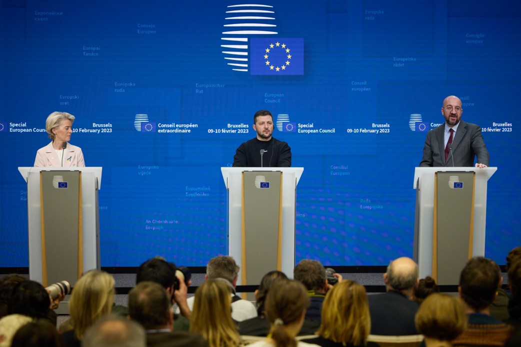 «Україна, яка перемагає, буде членом переможного ЄС»: Зеленський виступив у Брюсселі. Відео