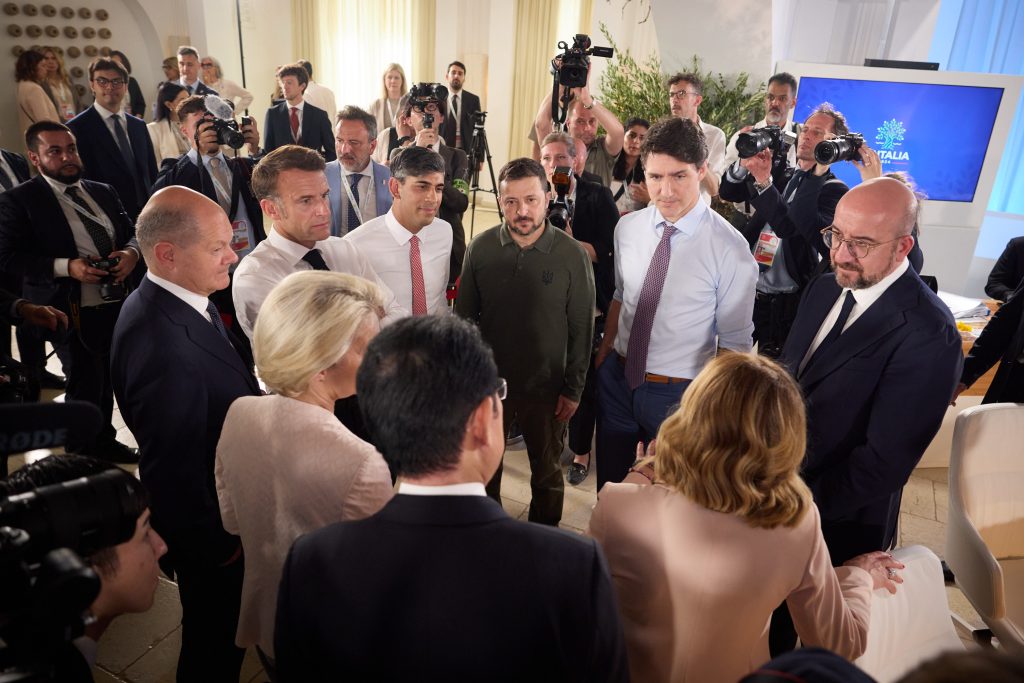 Зеленський на саміті G7: Україні потрібні Patriot, F-16 та план відновлення