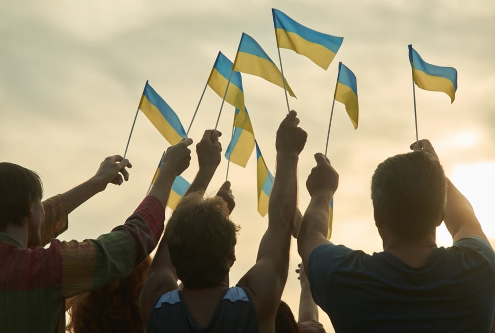 "Допомога потрібна": мешканці Сакраменто вийшли на мітинг на підтримку України