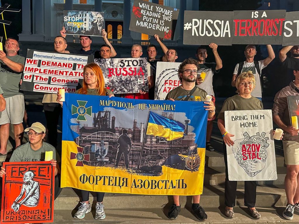 У Сакраменто відбувся мітинг на підтримку українських військовополонених