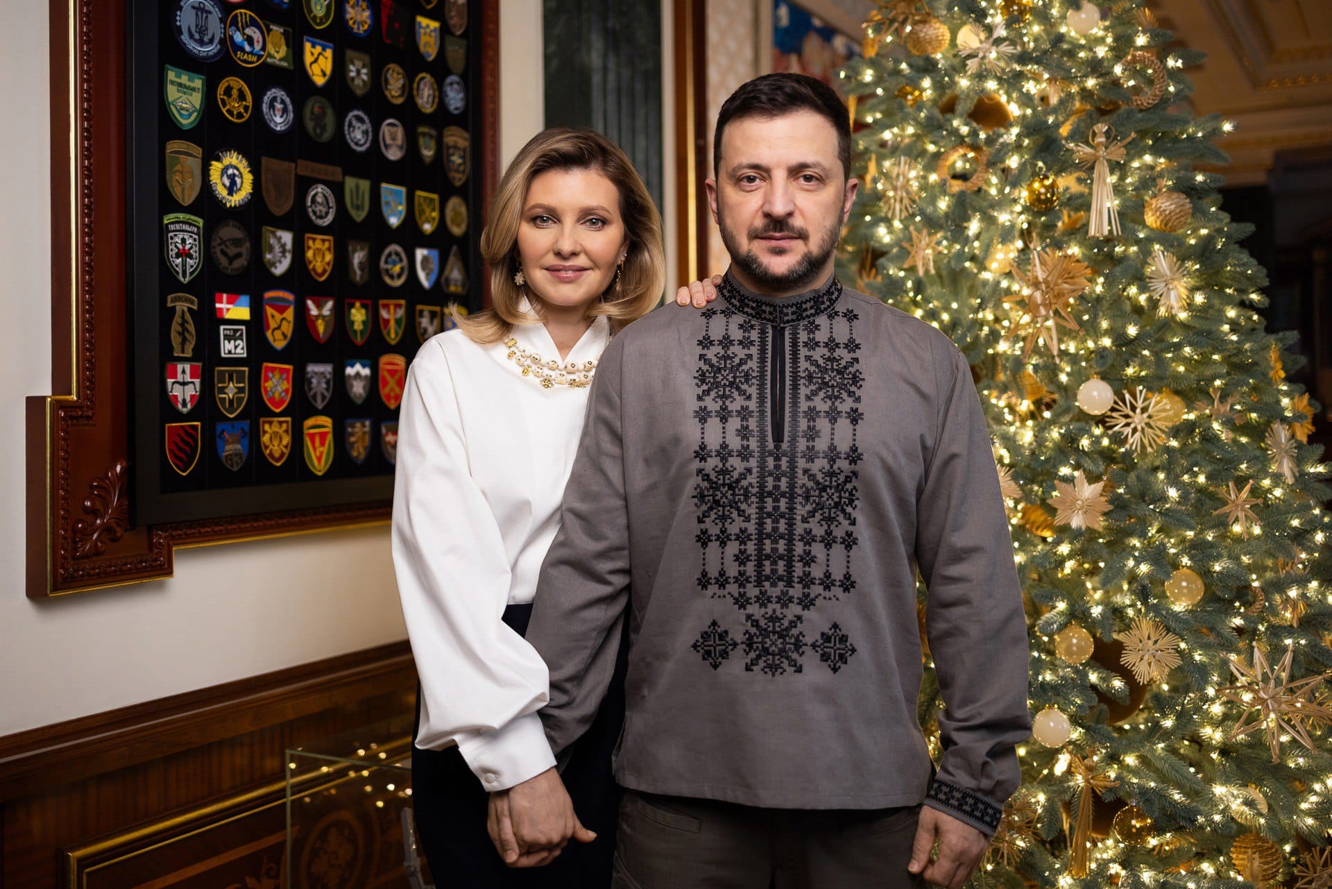 Зеленські привітали українців з прийдешнім Новим роком