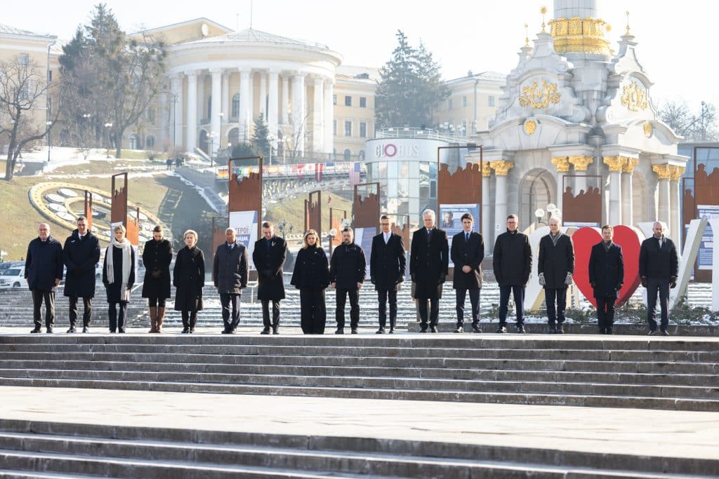 24.02: лідери Європи та Канади долучилися до заходів у Києві, від США не було нікого