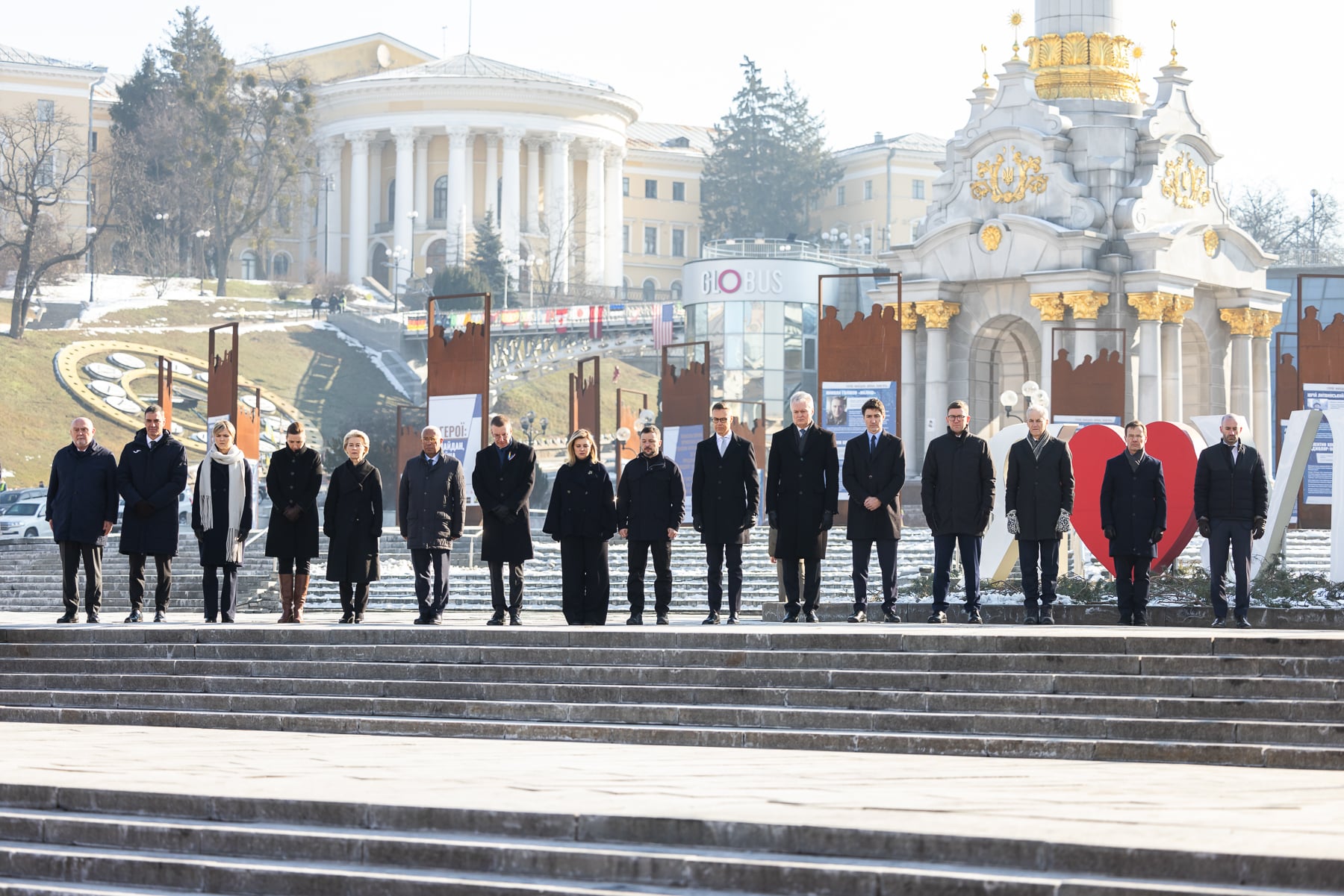 24.02: лідери Європи та Канади долучилися до заходів у Києві, від США не було нікого