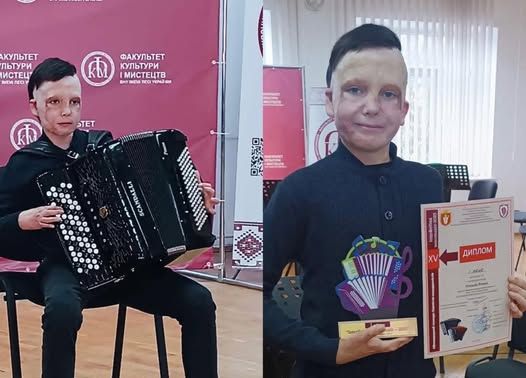 Важкопоранений 13-річний музикант із Львова переміг на міжнародному конкурсі