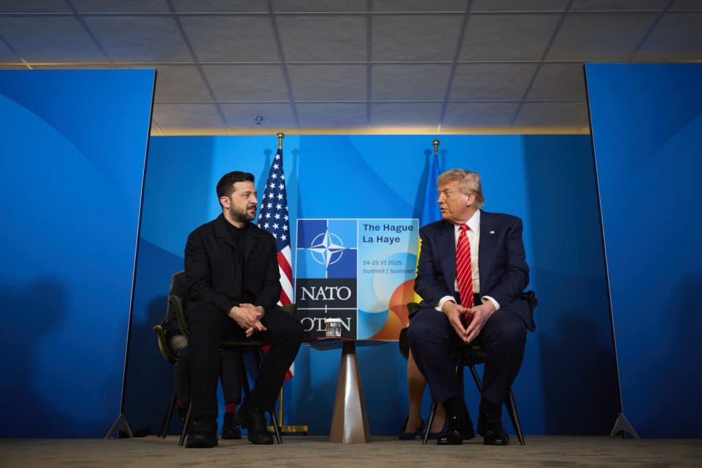 Зеленський розповів про зустріч з Трампом у Гаазі