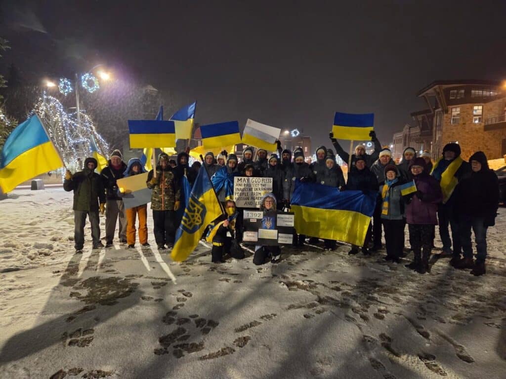 У США українські санкарі разом з активістами долучилися до ходи за мир