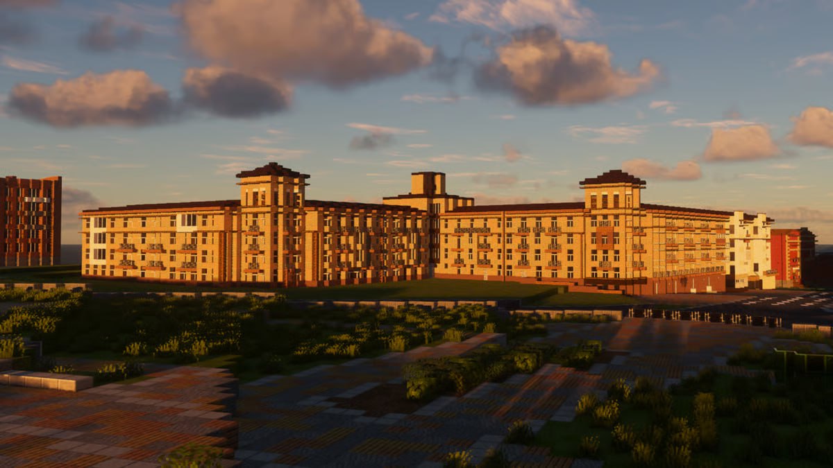 Українські геймери відтворюють зруйнований Маріуполь у грі Minecraft. Фото