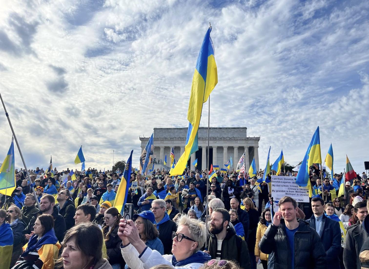 У столиці США відбувся масштабний марш на підтримку України