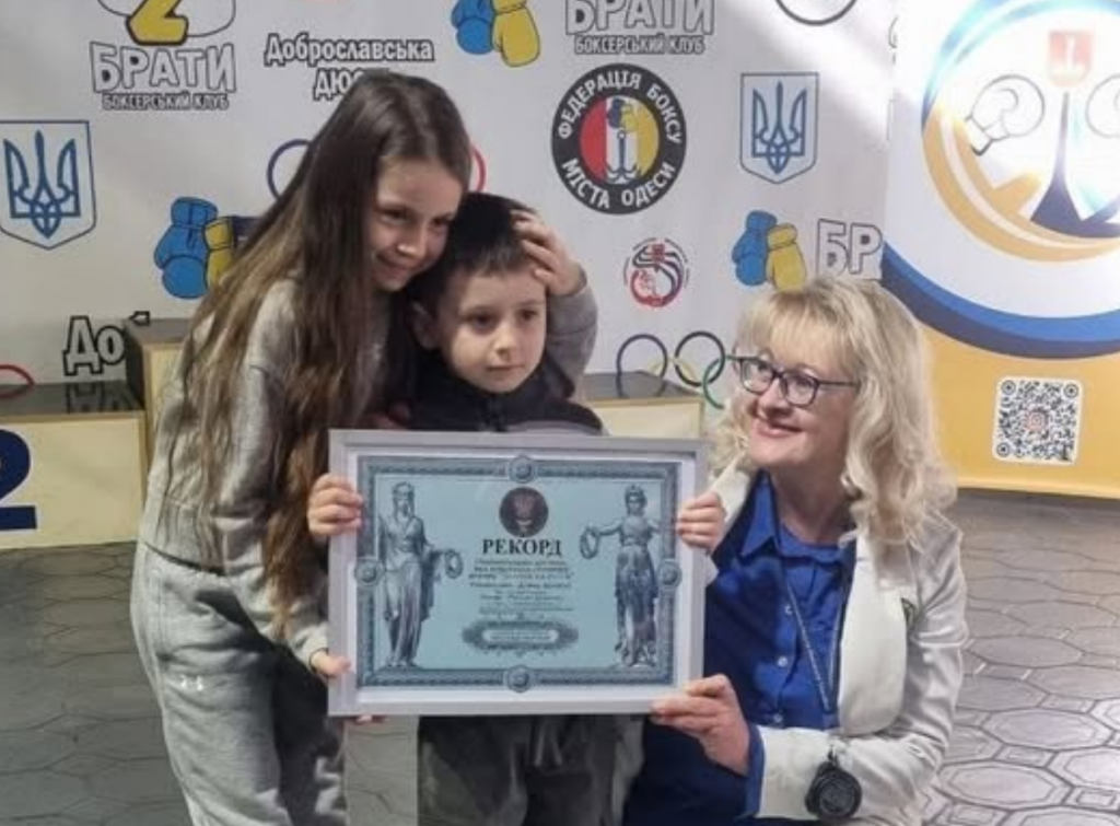 4-річний хлопчик з Одеси встановив неймовірний спортивний рекорд